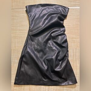 Zara Gray Strapless Sheath Dress Cocktail